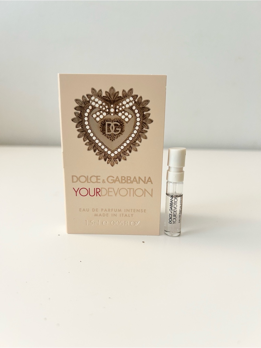 ๐ธDOLCE & GABBANA Your Devotion EDP Intense Vial Spray Sample 1.5 mL